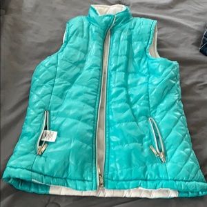 Ladies small turquoise vest